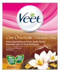 Veet Oriental Wax With Strips 250ml Veet Oriental Wax With Strips 250ml