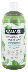 Gamarde Shampoo Tonificante Alla Menta Piperita Biologico per Capelli Grassi 500 ml