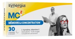 Synergia MC2 Memory & Concentration 30 Tablets to Crunch Synergia MC2 Memory & Concentration 30 Tablets to Crunch