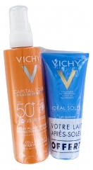 Vichy Capital Soleil Invisible Fluid Spray SPF50+ 200ml + Soothing After-Sun Milk 100ml Free Vichy Capital Soleil Invisible Fluid Spray SPF50+ 200ml + Soothing After-Sun Milk 100ml Free