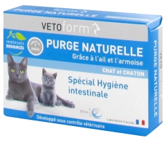 Vetoform Natural Purge Cat and Kitten 20 Tablets