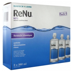 Bausch + Lomb ReNu MPS Multi-Purpose Solution 3 x 360ml Bausch + Lomb ReNu MPS Multi-Purpose Solution 3 x 360ml