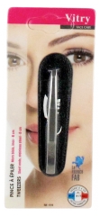 Vitry Face Care Slant Ends Stainless Steel Tweezers 8cm