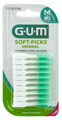 GUM Soft-Picks Original Medium 80 Units GUM Soft-Picks Original Medium 80 Units