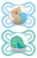 MAM 2 Perfect Silicone Soothers 2 to 6 Months MAM 2 Perfect Silicone Soothers 2 to 6 Months