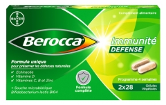 Berocca Immunité Défense 2 x 28 Gélules Végétales