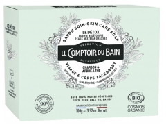 Le Comptoir du Bain Le Détox Sapone Organico per Viso e Corpo 100 g
