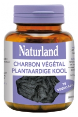Naturland Vegetable Coal 75 Vegecaps Naturland Vegetable Coal 75 Vegecaps