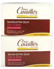 Rogé Cavaillès Extra-Mild Soap Rose Milk 3 x 250g + 1 Free Rogé Cavaillès Extra-Mild Soap Rose Milk 3 x 250g + 1 Free