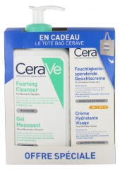 CeraVe Foaming Gel 236ml + Face Moisturising Cream SPF25 52ml + Free Tote Bag CeraVe Foaming Gel 236ml + Face Moisturising Cream SPF25 52ml + Free Tote Bag