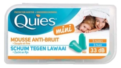 Quies Mini Mousse Anti-Bruit 3 Paires