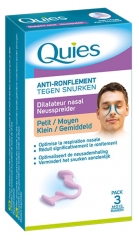 Quies Anti-Ronflement Dilatateur Nasal Petit Moyen