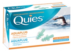 Quies Protection Auriculaire Aquaplug 1 Paire Réutilisable