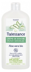 Natessance Crème de Douche Peaux Sensibles Aloe Vera Bio 500 ml