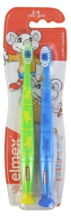 Elmex 2 Brosses à Dents Souple 3-6 Ans