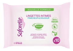 Saforelle Intimate Hygiene Wipes 10 Wipes