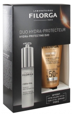 Filorga HYDRA-HYAL Concentré Hydra-Repulpant Intense 30 ml + UV Bronze Visage Fluide Solaire Anti-Âge SPF 50+ 40 ml Offert