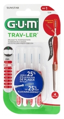 Trav-Ler 4 Brossettes Interdentaires Trav-Ler 4 Brossettes Interdentaires