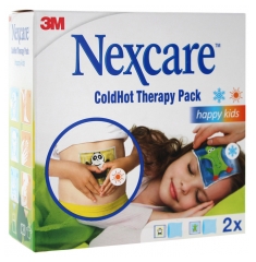 3M Nexcare ColdHot Therapy Pack Happy Kids 2 Coussins Thermiques