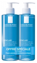 La Roche-Posay Effaclar Gel Moussant Purifiant Lot de 2 x 400 ml