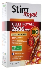 Nutreov Stim Royal Jelly 2600mg Organic 20 Phials
