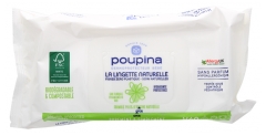 Poupina Natural Wipe 60 Wipes