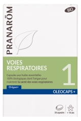 Pranarôm Oléocaps + 1 Voies Respiratoires Bio 30 Capsule