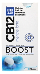 CB12 Boost Strong Mint 10 Gums To Chew