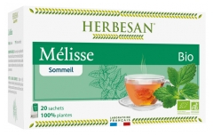 Herbesan Lemon Balm Herbal Tea Organic 20 Sachets