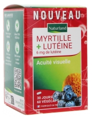 Naturland Myrtille + Lutéine 60 Végécaps