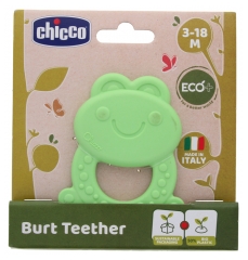 Chicco Teething Ring Frog Burt Eco+ 3-18 Months