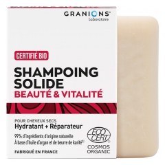 Granions Shampoing Solide Beauté &amp; Vitalité Bio 80 g