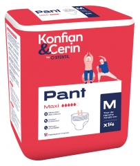 Stentil Konfian &amp; Cerin Pant Maxi 14 Culottes Absorbantes pour Adultes Taille M