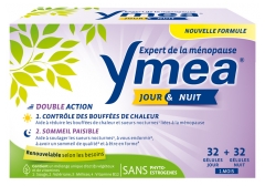 Ymea Menopause Day & Night Hot Flashes and Peaceful Sleep 64 Capsules