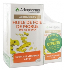 Arkopharma Arkogélules Huile de Foie de Morue 220 Capsules + 60 Capsules Offertes Arkopharma Arkogélules Huile de Foie de Morue 220 Capsules + 60 Capsules Offertes