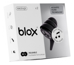 Blox Enjoy Music Reusable Earplugs 1 Pair