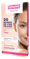 Laurence Dumont Institut Bandes de Cire Froide Visage 20 Bandes