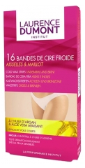 Laurence Dumont Institut Bandes de Cire Froide Aisselles &amp; Maillot 16 Bandes