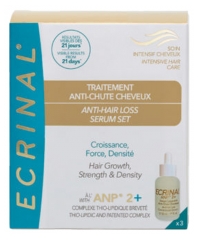Ecrinal Soin Intensif Cheveux ANP 2+ Traitement Anti-Chute Cheveux 3 x 50 ml