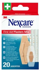 3M Nexcare First Aid Plasters Mix 20 Plasters