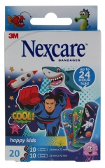3M Nexcare Happy Kids Blue 20 Plasters