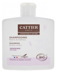 Cattier Shampoing Cheveux Secs Moelle de Bambou Bio 250 ml