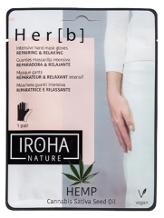 Iroha Nature Her[b] Masque Gants Réparateurs &amp; Relaxants Intensifs 2 x 8 g