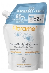Florame Mousse Micellaire Nettoyante Bio Eco Recharge 300 ml