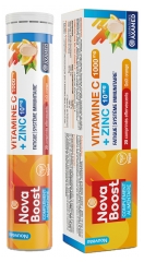 Nova Boost Vitamine C 1000 mg + Zinc 10 mg 20 Comprimés Effervescents