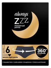 Always ZZZ 3 Hygienic Disposable Panties Size 36-44