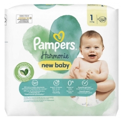 Pampers New Baby Harmonie 24 Pannolini Taglia 1 (2-5 kg)