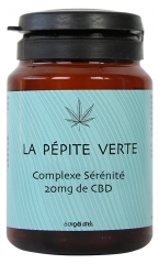 La Pépite Verte Serenity Complex 20 mg di CBD 60 Capsule
