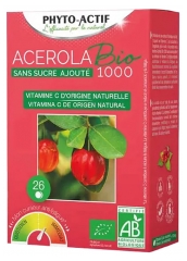Phyto-Actif Acerola 1000 No Added Sugar Organic 24 Tablets