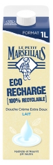Le Petit Marseillais Douche Crème Extra Doux Lait Éco-Recharge 1 L